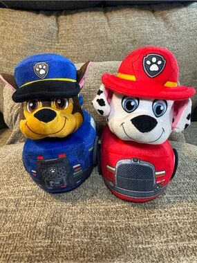 Paw Patrol Toddler Boys 3D Plush Slippers Size 9-10